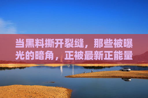 当黑料撕开裂缝，那些被曝光的暗角，正被最新正能量重新缝合，黑料撕开暗角，正能量缝合裂痕