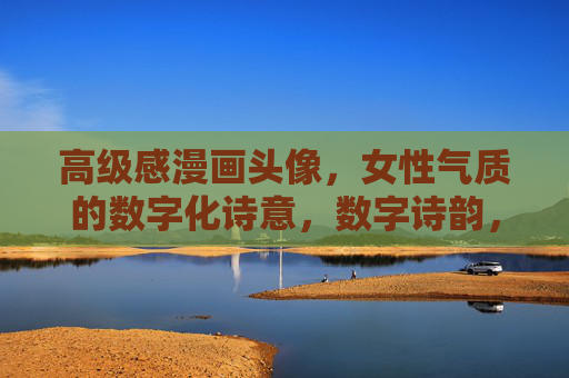 高级感漫画头像，女性气质的数字化诗意，数字诗韵，女性气质高级感漫画头像