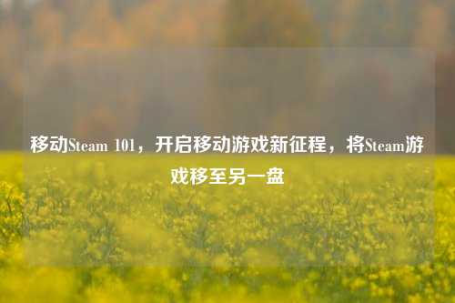 移动Steam 101，开启移动游戏新征程，将Steam游戏移至另一盘
