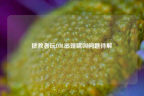 拯救者玩LOL出现啸叫问题待解