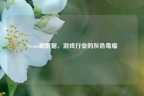 Steam刷数据，游戏行业的灰色毒瘤