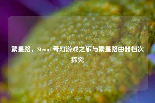 繁星路，Steam 奇幻游戏之旅与繁星路由器档次探究