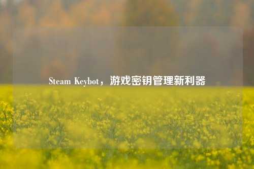 Steam Keybot,游戏密钥管理新利器