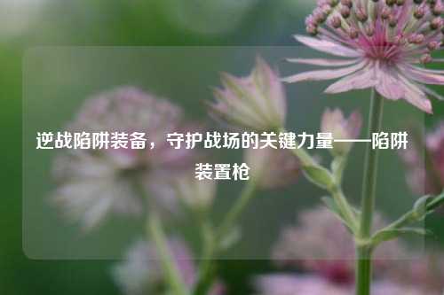 逆战陷阱装备,守护战场的关键力量——陷阱装置枪