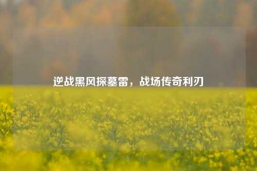 逆战黑风探墓雷,战场传奇利刃