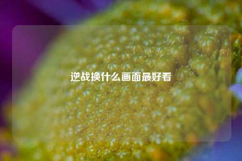 逆战换什么画面最好看